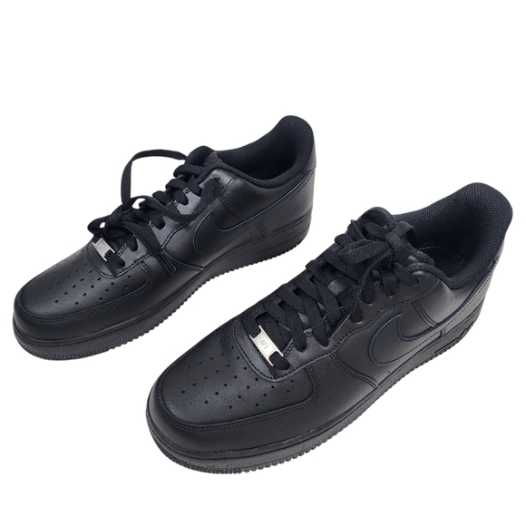 Nike Air Force 1 Mens 10.5 Low Top Lace Up Sneakers Shoes Leather New Nwot - Picture 4 of 6